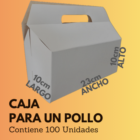 Caja Pollo Entero (100 Unidades)