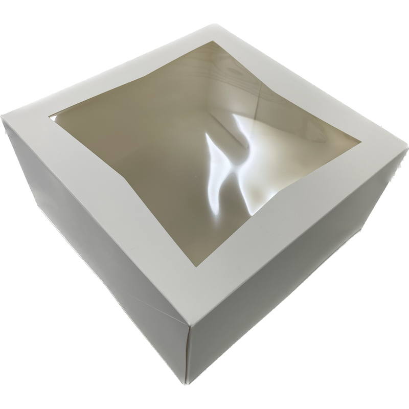 Caja Blanca Cuadrada 25,5x25,5x12,5cm (25 Unidades)