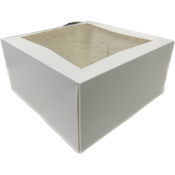 Caja Blanca Cuadrada 25,5x25,5x12,5cm (25 Unidades)
