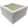 Caja Blanca Cuadrada 25,5x25,5x12,5cm (25 Unidades)
