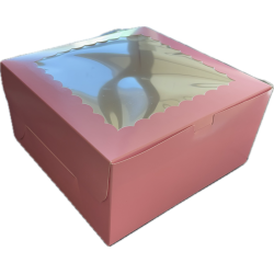 Caja Rosada Cuadrada 25,5x25,5x12,5cm (25 Unidades)