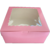 Caja Rosada Cuadrada 25,5x25,5x12,5cm (25 Unidades)