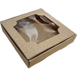 Caja Café 4 Alfajores Cuadrada