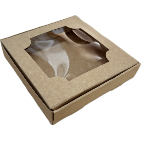 Caja Café 4 Alfajores Cuadrada