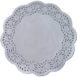 Blonda de Papel N4 Redonda (20,3 cm) (100 Unidades)