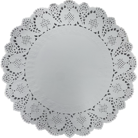 Blonda de Papel Redonda N20 (38 cm) (100 Unidades)