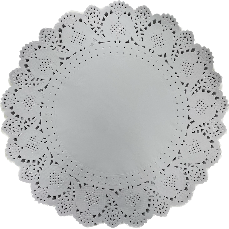 Blonda de Papel Redonda N24 (40,5 cm) (100 Unidades)