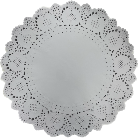 Blonda de Papel N24 Redonda (40,5 cm) (100 Unidades)