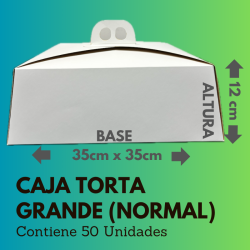 Caja Torta Grande Normal [X50]