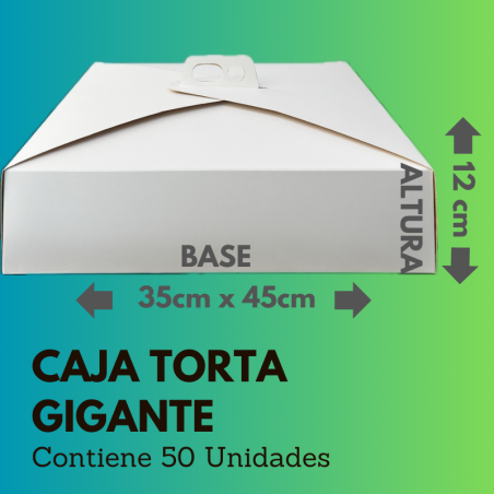 Caja Torta Gigante [X50]
