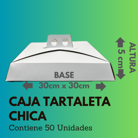 Caja Tartaleta Chica [X50]