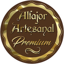 Rollo Etiqueta Alfajor Premium Café