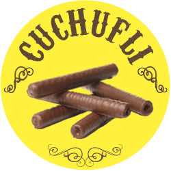 Rollo Etiqueta Cuchufli Amarillo (Dibujo)