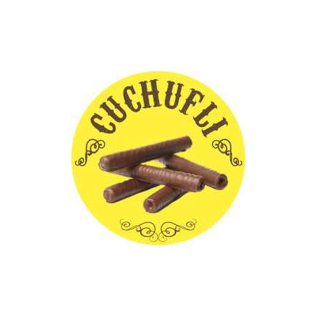 Rollo Etiqueta Cuchufli Amarillo (Dibujo)