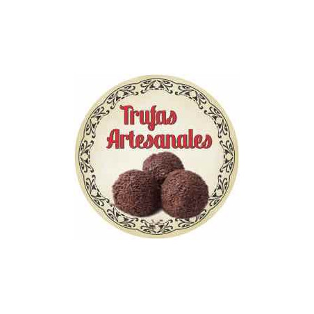 Rollo Etiqueta Trufas Artesanales