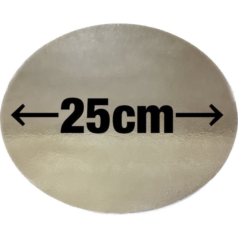Base Cartón 2mm Redonda 25cm (25 Unidades)