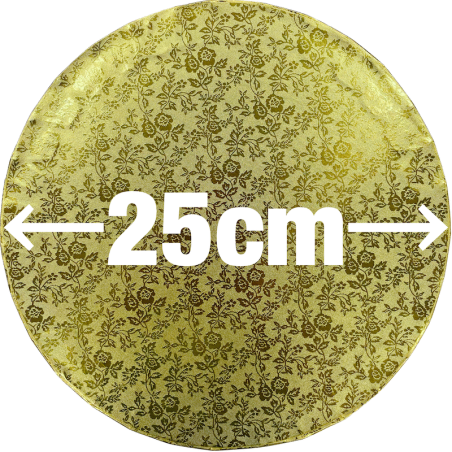 Base Cartón 12mm Redonda 25cm