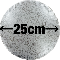 Base Cartón 12mm Redonda 25cm
