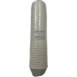 Cápsula de Papel Blanca N6 Redonda