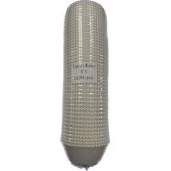 Cápsula de Papel N8 Blanca Redonda