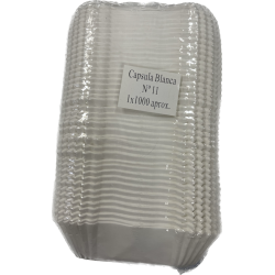 Cápsula de Papel N11 Blanca Ovalada