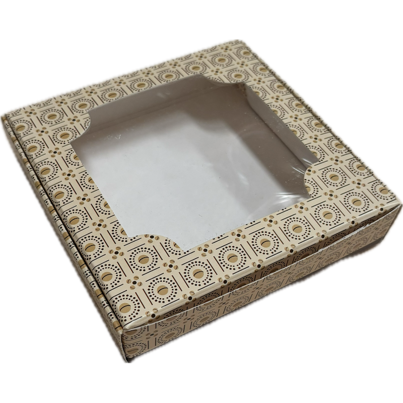 Caja Impresa 4 Alfajores Cuadrada (50 Unidades)