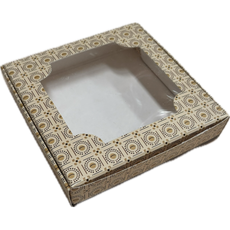 Caja Impresa 4 Alfajores Cuadrada (50 Unidades)