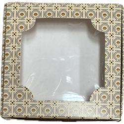 Caja Impresa 4 Alfajores Cuadrada (50 Unidades)