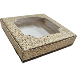 Caja Impresa 4 Alfajores Cuadrada (50 Unidades)