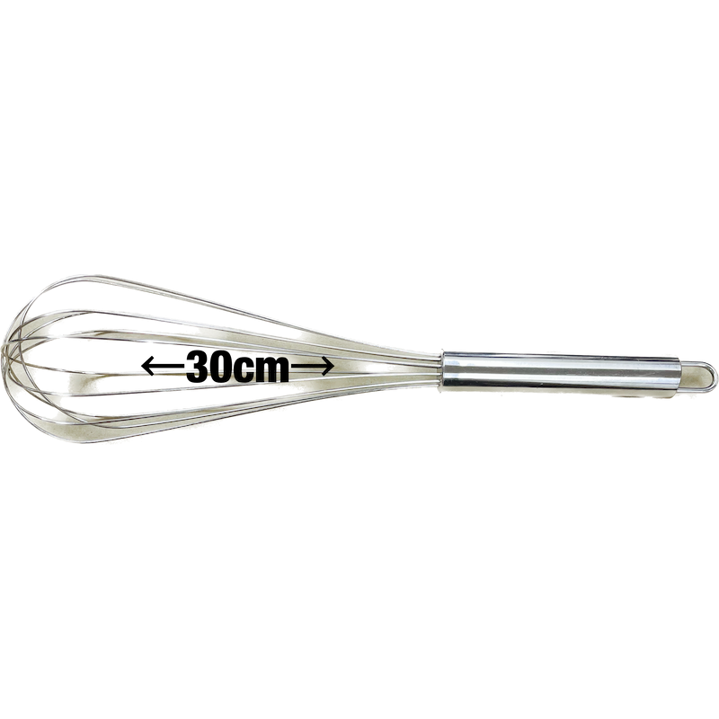 Batidor Metálico Manual 30cm