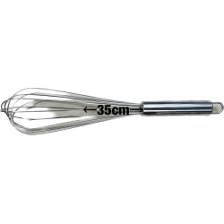 Batidor Metálico Manual 35cm