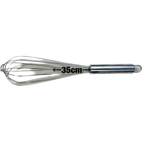 Batidor Metálico Manual 35cm