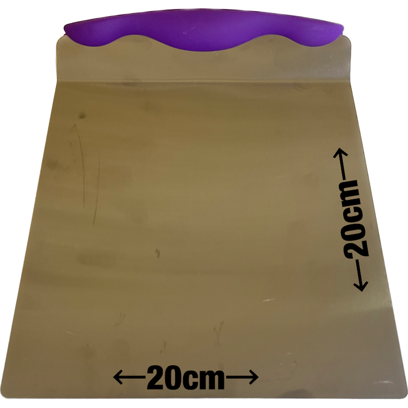 Espatula Raspadora Metálica para Repostería