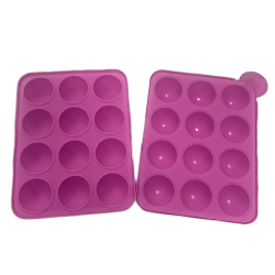 Molde de Silicona para Cake Pop (12 Cavidades)
