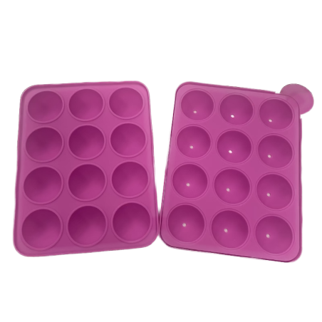 Molde de Silicona para Cake Pop (12 Cavidades)