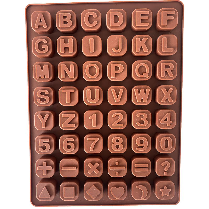 Molde de Silicona Alfanumérico