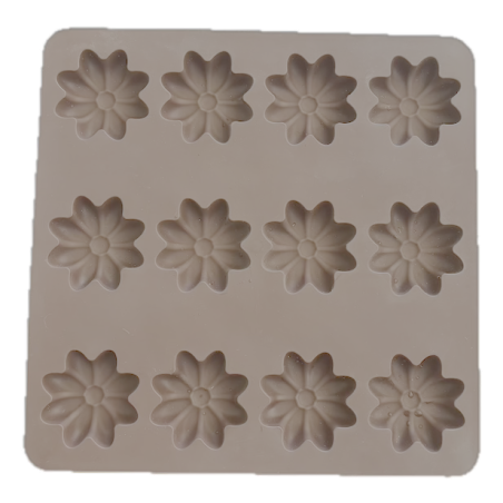 Molde de Silicona 12 Flores