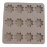 Molde de Silicona 12 Flores