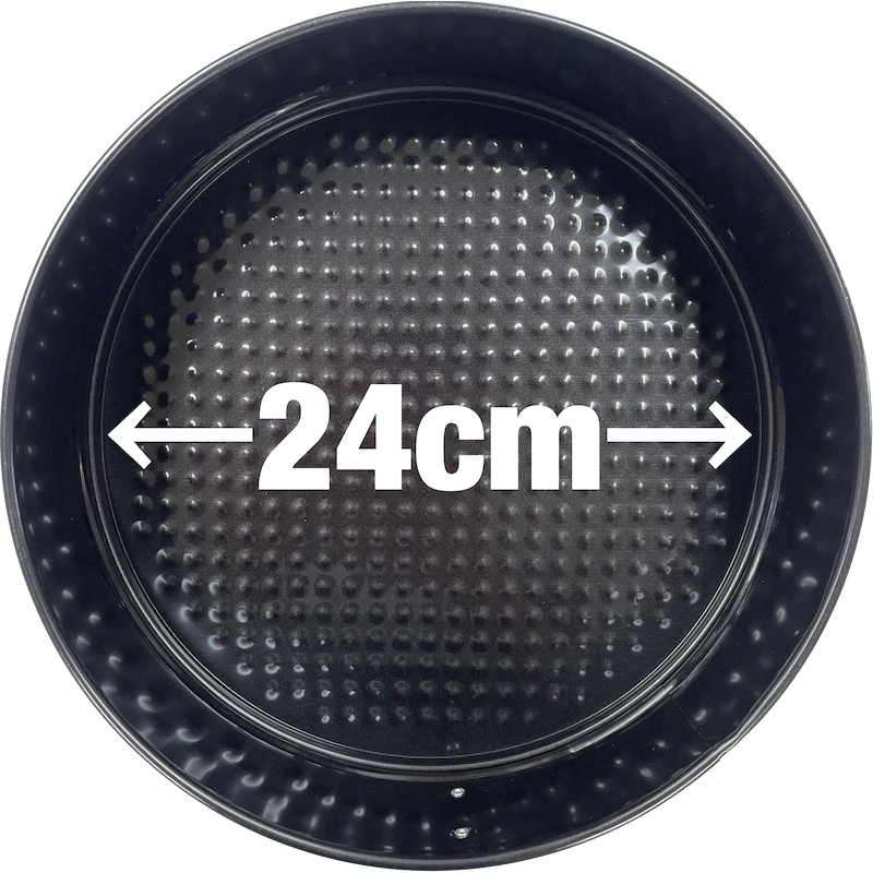 Molde para Bizcocho 24cm negro Desmontable
