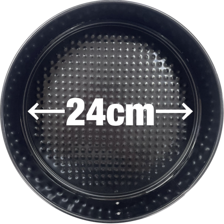 Molde para Bizcocho 24cm negro Desmontable