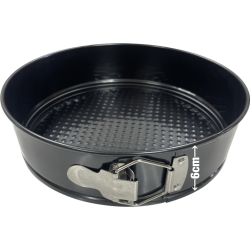 Molde para Bizcocho 24cm negro Desmontable