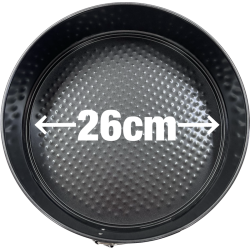 Molde para Bizcocho 26 cm negro Desmontable