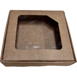 Caja Café 10X10 con Mica Cuadrada