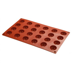 Molde 24 Semi Esfera Diam. 30 Alt. 15 (mm)