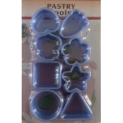 Set Cortador Plástico Figuras. (8 Unidades)