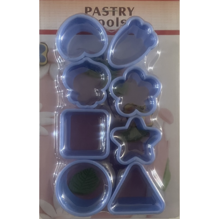 Set Cortador Plástico Figuras. (8 Unidades)