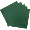 Servilleta Color Verde Oscuro 25x25cm (20 Unidades)