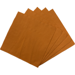 Servilleta Color Naranjo 25x25cm (20 Unidades)