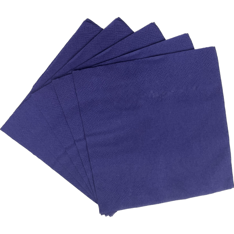 Servilleta Color Morado 25x25cm (20 Unidades)