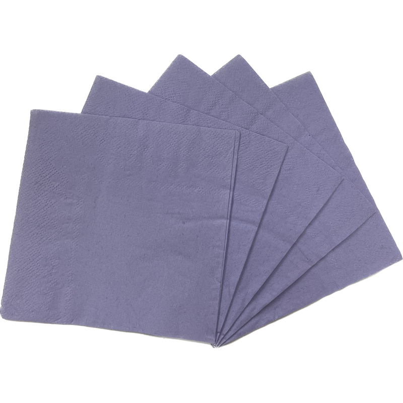 Servilleta Color Violeta 25x25cm (20 Unidades)